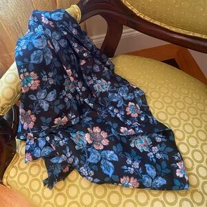 Large floral scarf